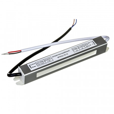 Купить Led блок питания 12V SLIM/1.5A 18Bт IP 65
