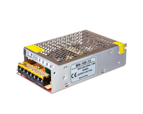 Led блок питания 12V MN/15A 180Bт IP 20