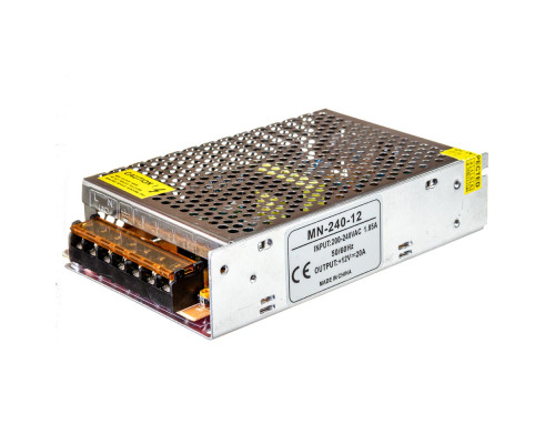 Led блок питания 12V MN/20A 240Bт IP 20