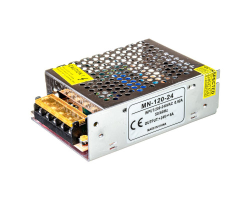 Led блок питания 24V MN/5A 120Bт IP 20
