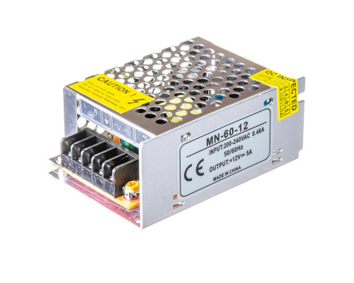 Led блок питания 12V MN/5A 60Bт IP 20