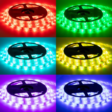 Купить Лента светодиодная 12V rgb smd5050 30LED/m IP65, 1м