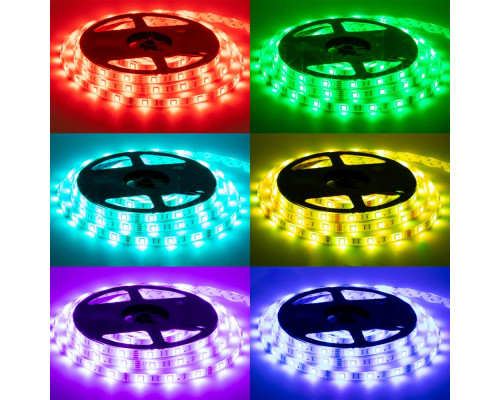 Лента светодиодная 12V rgb smd5050 30LED/m IP65, 1м