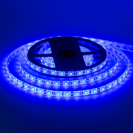 Купить Лента светодиодная синяя 12V smd5050 60LED/m IP20, 1м