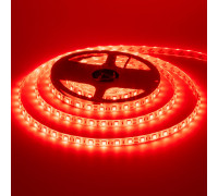 Лента светодиодная красная 12V smd5050 60LED/m IP65, 1м
