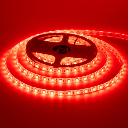 Купить Лента светодиодная красная 12V smd5050 60LED/m IP65, 1м
