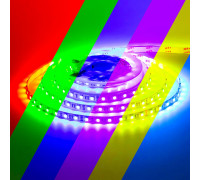Лента светодиодная rgb 12V Motoko smd5050 60LED/m IP20, 1м