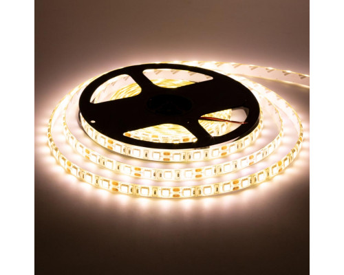 Лента светодиодная теплая белая 12V smd5050 60LED/m IP65, 1м