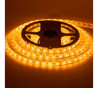 Лента светодиодная желтая 12V smd5050 60LED/m IP20, 1м