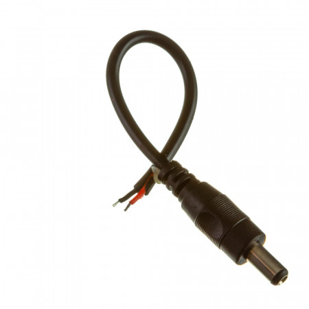 Купить Коннектор для LED лент 12V с проводом mini jack 5,5mm папа