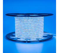 Лента светодиодная синяя 220V AVT smd2835 120LED/m 4W/m IP65, 1м