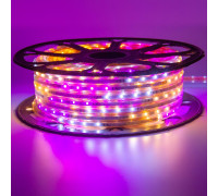 Мигающая лента светодиодная Multi-Color 220V smd2835 48LED/m 6W/m IP65, 1м