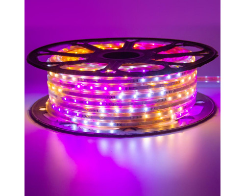 Мигающая лента светодиодная Multi-Color 220V smd2835 48LED/m 6W/m IP65, 1м