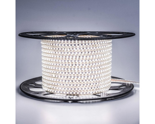 Лента светодиодная белая 220V smd2835 120LED/m 12W/m IP65, 1м