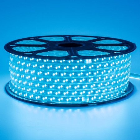 Купить Лента светодиодная синяя 220V smd2835 120LED/m 12W/m IP65, 1м