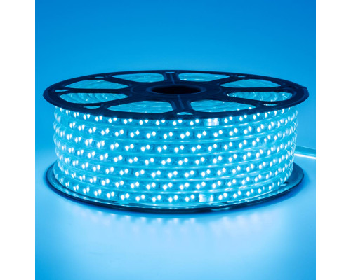 Лента светодиодная синяя 220V smd2835 120LED/m 12W/m IP65, 1м