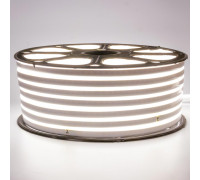 Неоновая светодиодная лента белая 220V smd2835 120LED/m 12W/m IP65, 1м