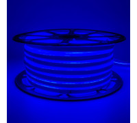 Неоновая светодиодная лента синяя 220V smd2835 120LED/m 12W/m IP65, 1м
