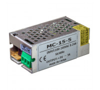 Led блок питания 5V МС/3A 15Bт IP 20