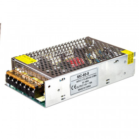 Купить Led блок питания 5V MС/50A 80Bт IP 20