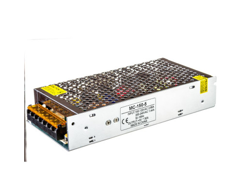 Led блок питания 5V MС/30A 150Bт IP 20
