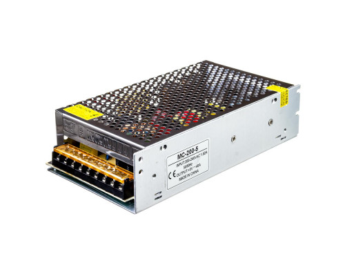 Led блок питания 5V MС/40A 200Bт IP 20