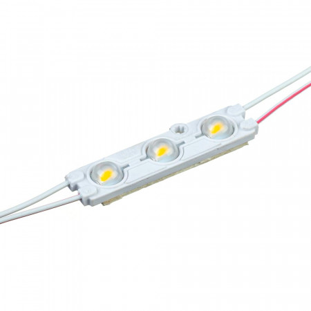 Купить Светодиодный модуль 12В белый теплый 3led smd5730 1.5W IP65
