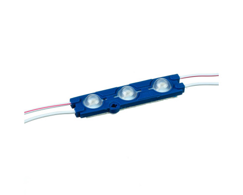 Светодиодный модуль 12В синий 3led smd5730 1.5W IP65