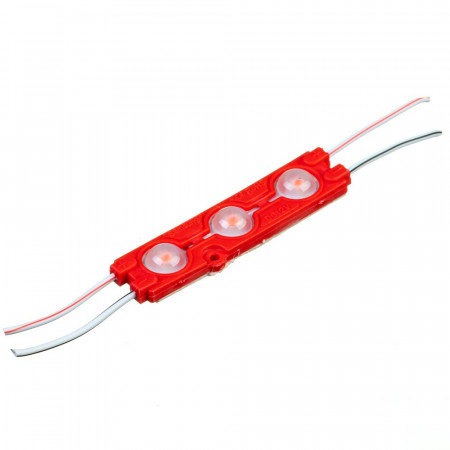 Купить Светодиодный модуль 12В красный 3led smd5730 1.5W IP65 (66мм)
