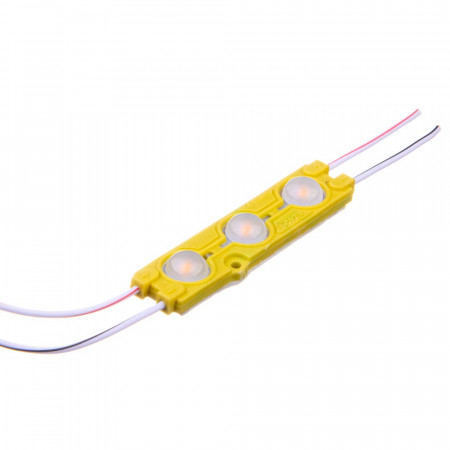 Купить Светодиодный модуль 12В желтый 3led smd5730 1.5W IP65
