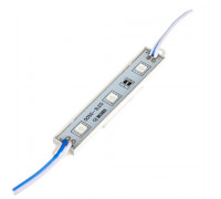 Модуль светодиодный синий 12V smd5050 3LED 0.72W IP65