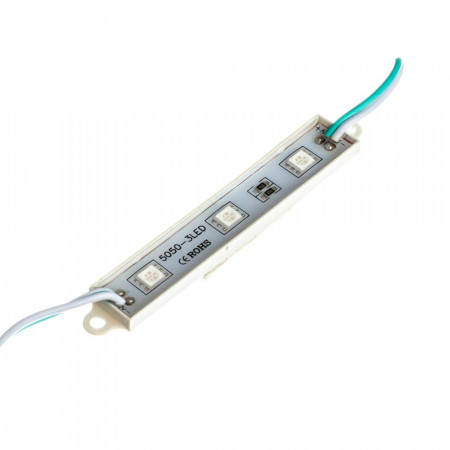 Купить Модуль светодиодный зеленый 12V smd5050 3LED 0.72W IP65