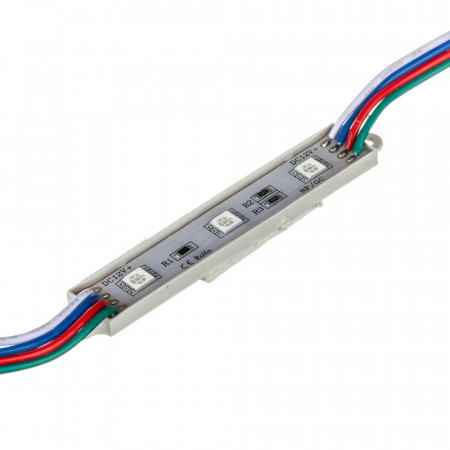 Купить Модуль светодиодный 12V rgb smd5050 3LED 0.72W IP65