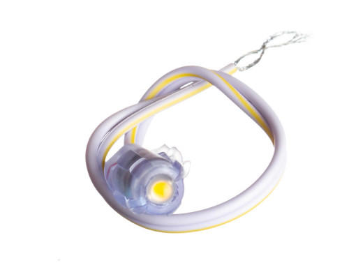 Светодиод желтый 12V 1LED 0.08W IP65