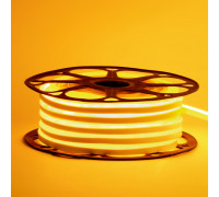 Неоновая светодиодная лента желтая AVT-1 220V smd2835 120LED/m 7W/m IP65, 1м
