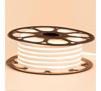 Неоновая лента светодиодная белая теплая 12V 6х12 AVT-smd2835 120LED/м 13Вт/м IP65