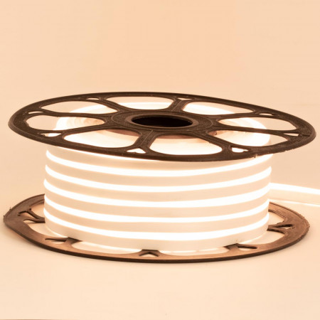 Купить Неоновая лента светодиодная белая теплая 12V 6х12 AVT-smd2835 120LED/м 13Вт/м IP65