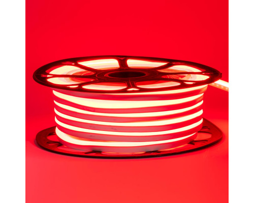 Неоновая лента светодиодная красная 12V 6х12 AVT-smd2835 120LED/м 11 Вт/м IP65