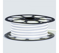 Неоновая светодиодная лента белая нейтральная 12V smd2835 120LED/m 6W/m pvc 8*16 IP65, 1м