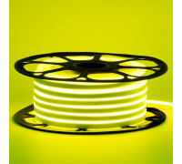 Неоновая светодиодная лента лимонная желтая AVT-1 220V smd2835 120LED/m 7W/m IP65, 1м