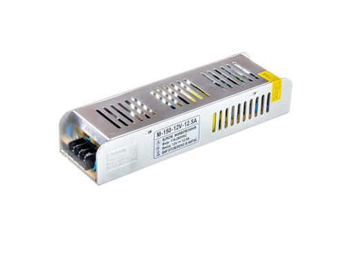 Led блок питания 12V М/12.5A 150Bт IP 20