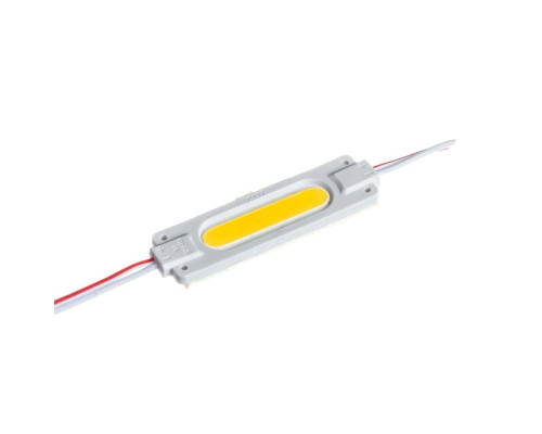 Светодиодный модуль 12В белый теплый 1led СОВ 2W IP65