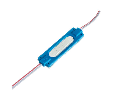 Модуль светодиодный синий СОВ 12V 1LED 2W овал IP65