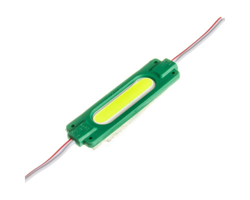 Модуль светодиодный зеленый СОВ 12V 1LED 2W овал IP65