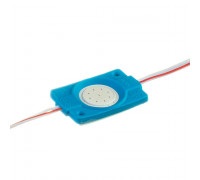 Светодиодный модуль 12В синий 1led СОВ круглый 2,4W IP65