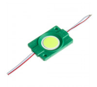 Модуль светодиодный зеленый СОВ 12V 1LED 2.4W круг IP65