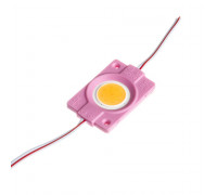 Модуль светодиодный розовый СОВ 12V 1LED 2.4W круг IP65