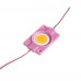 Купить Модуль светодиодный розовый СОВ 12V 1LED 2.4W круг IP65