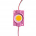 Купить Модуль светодиодный розовый СОВ 12V 1LED 2.4W круг IP65
