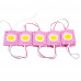 Купить Модуль светодиодный розовый СОВ 12V 1LED 2.4W круг IP65